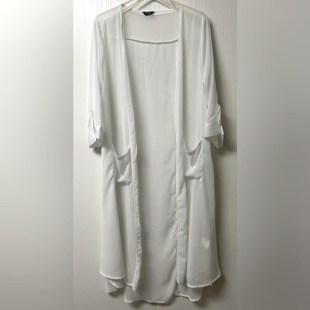 Women’s Sheer Cardigan/Bathing Suit Cover Size XL (14)